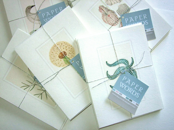 Many assorted designs are available in folded cards with matching envelopes and oversized tags.